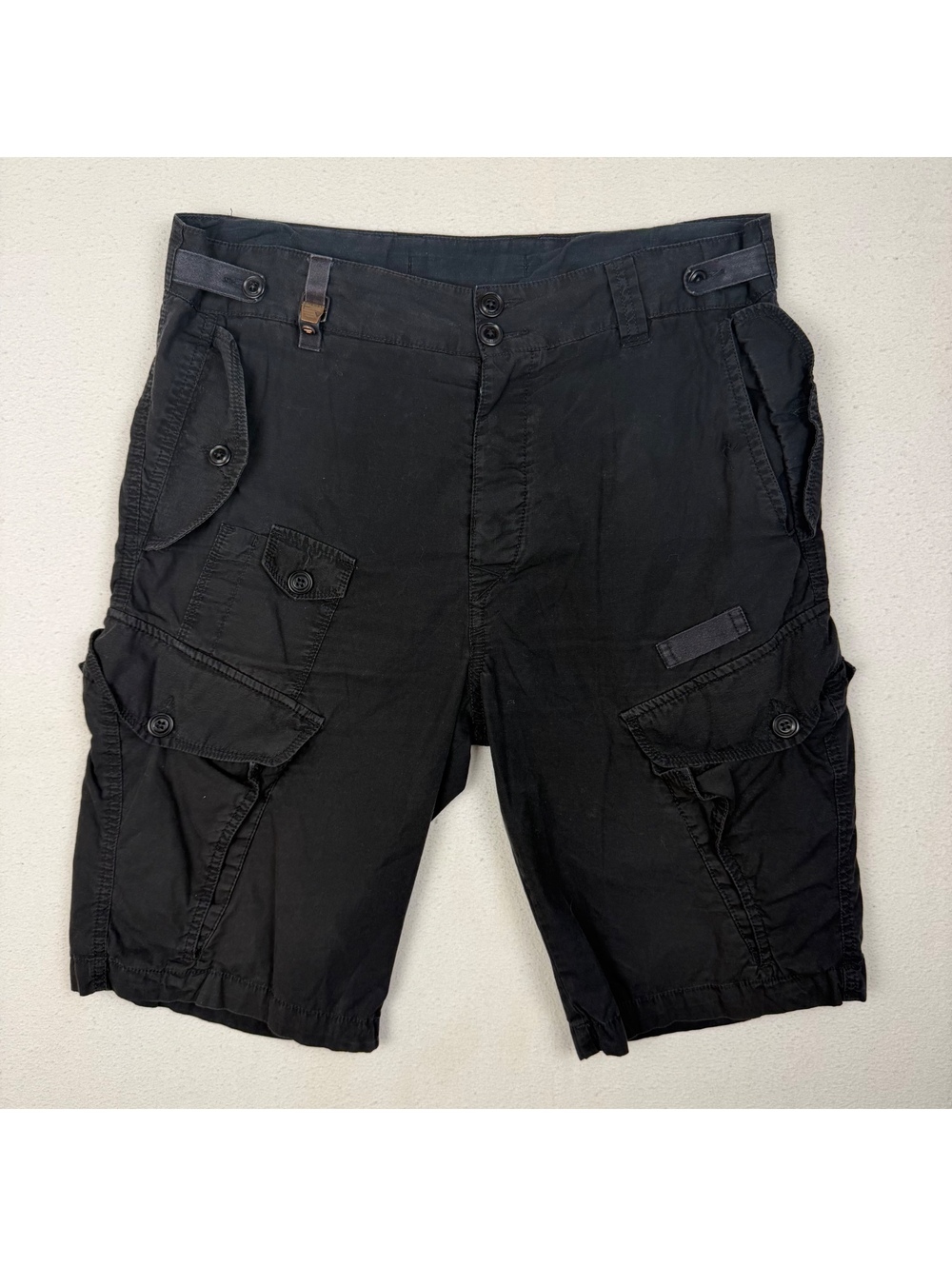Vintage Black Diesel Cargo Shorts Men's 31